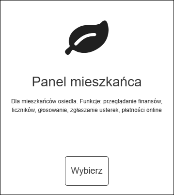 Panel Mieszkańca