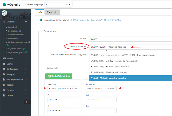 Zmiana właściciela w lokalu