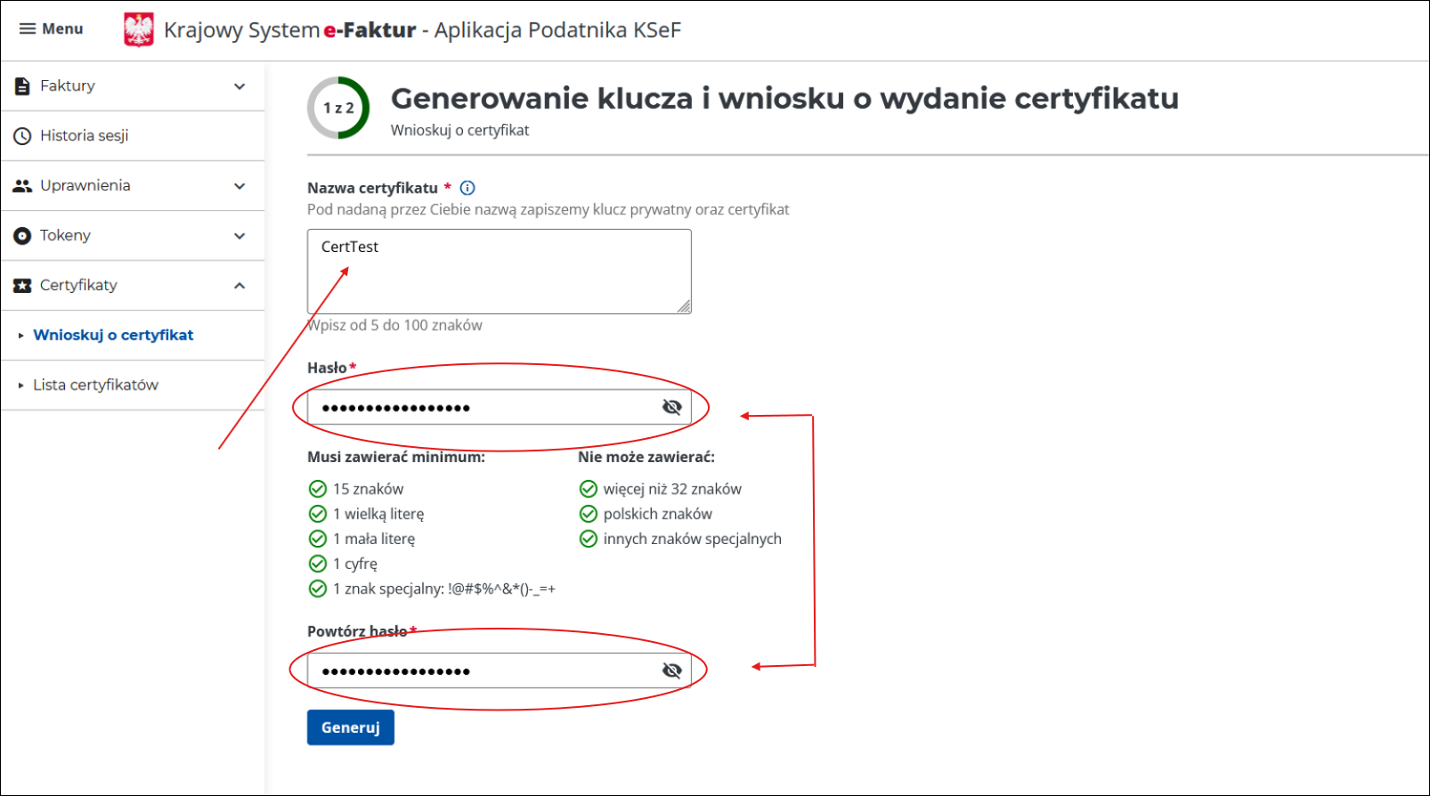 Wprowadzanie danych do KSeF